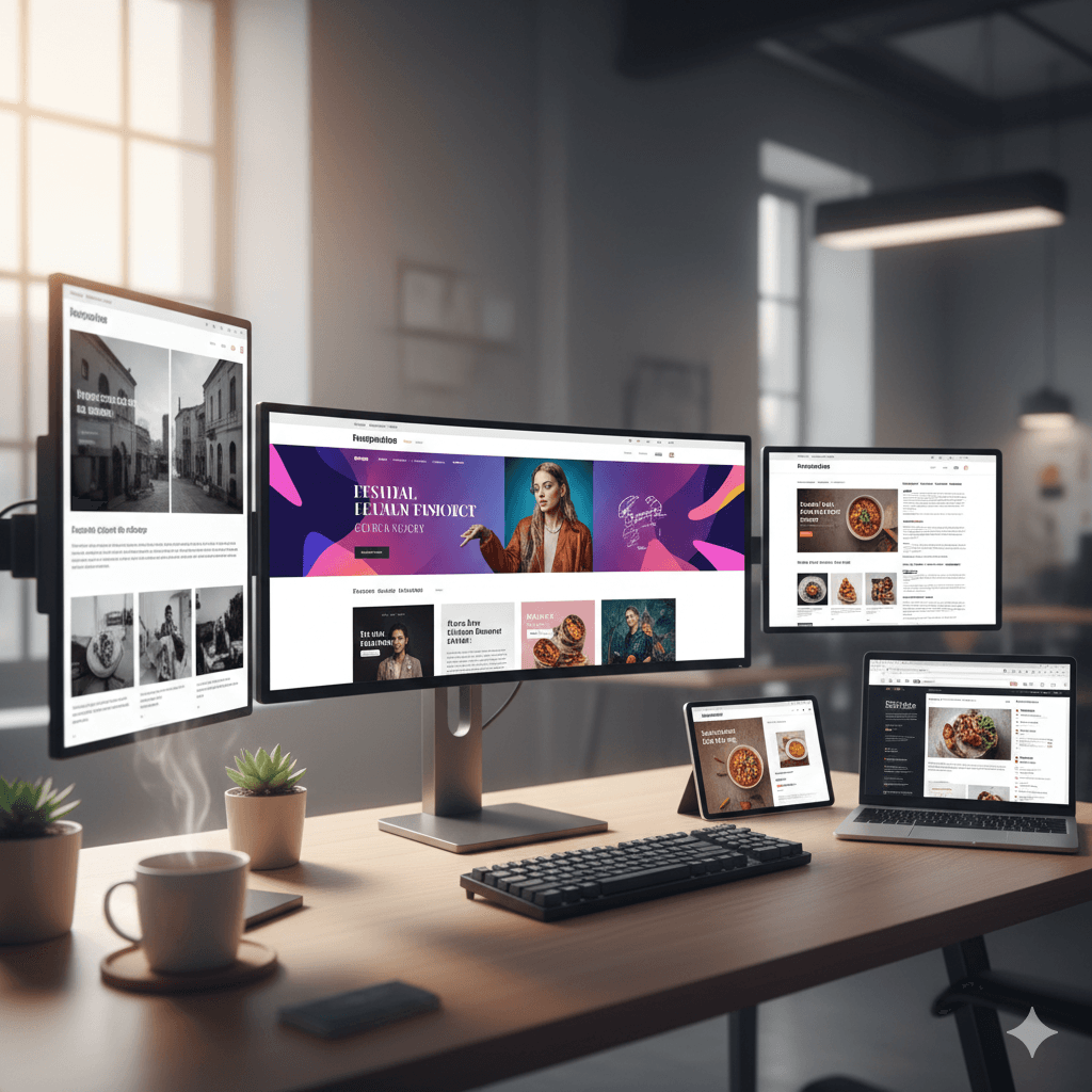 Content tailored for different audiences and sectors.