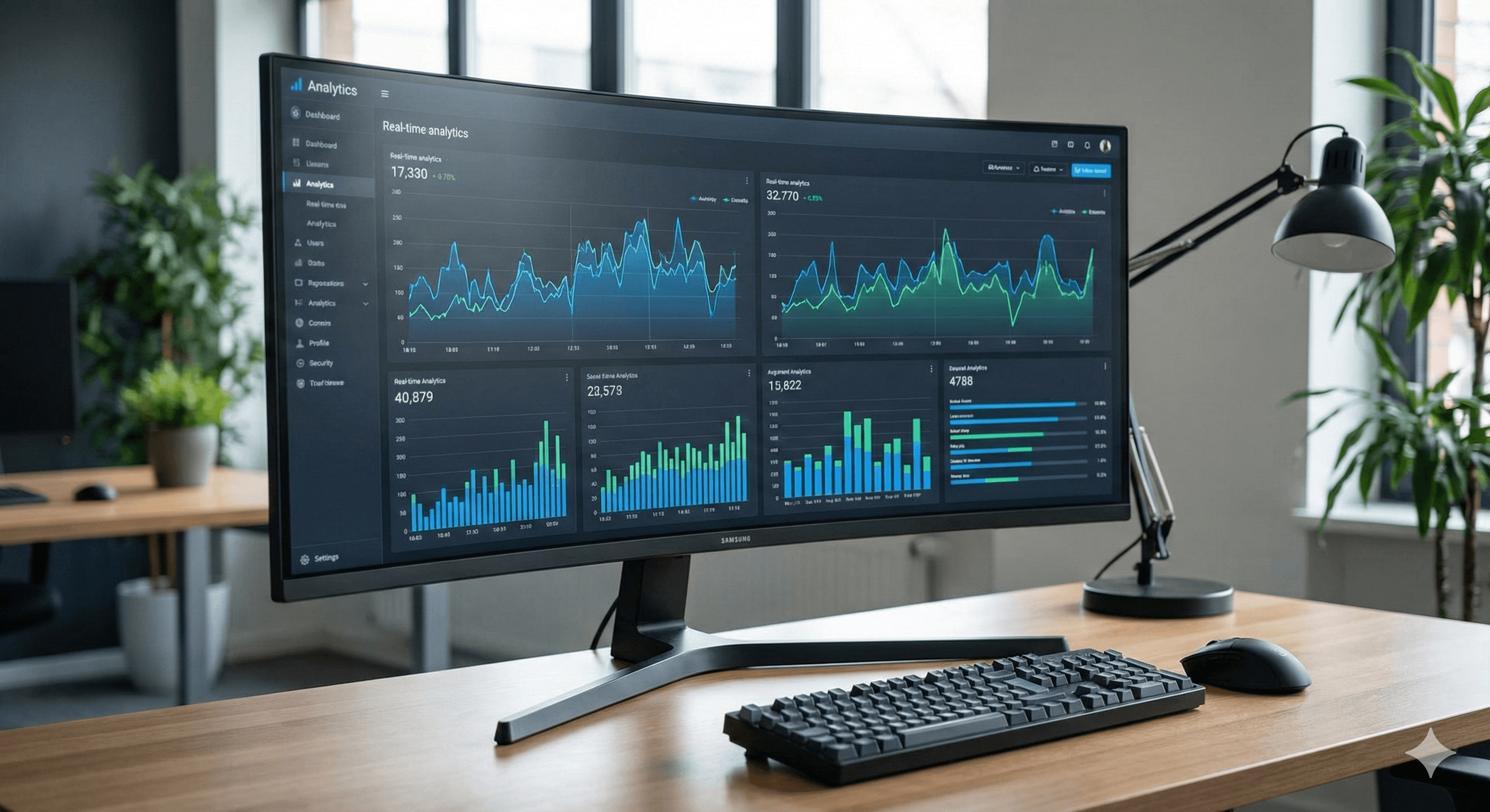Real-time analytics dashboard